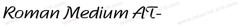 Roman Medium AT字体转换